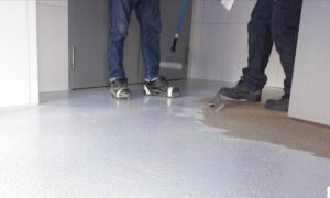 What flooring is suggested as the popular choice for commercial and residential applications